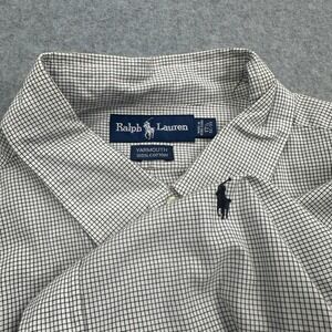 VTG Ralph Lauren Yarmouth Shirt Checkered Button Down‎ Long Sleeve XL 17 32/33